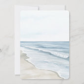 Beach Ocean Vliegtuig Verjaardag Kaart (Achterkant)