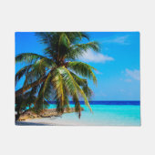 Beach Ocean Zee Palm Tree Vacking Beach Life Deurmat (Voorkant)