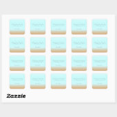 Beach Ombre Elegant Favor Stickers (Vel)