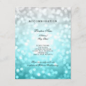 Beach ombre lights voor weddenschappen informatiekaartje (Achterkant)