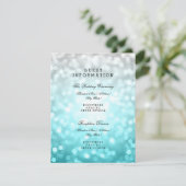 Beach ombre lights voor weddenschappen informatiekaartje (Staand voorkant)