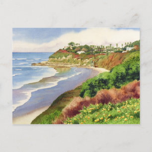 Beach op Swami's Encinitas Briefkaart