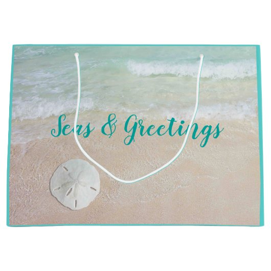 Beach Ornaments Zeeen on Greetings Groot Cadeauzakje (Voorkant)