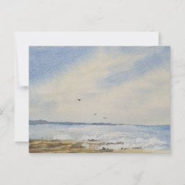 Beach Painting  Briefkaart