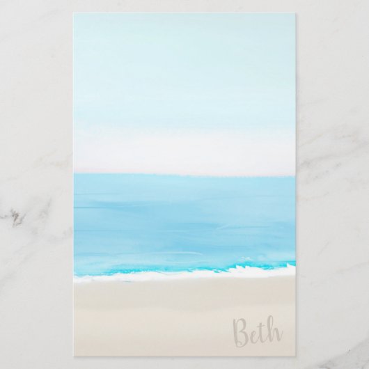 Beach Painting Briefpapier (Voorkant)