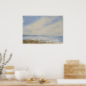Beach Painting  Poster (Keuken)