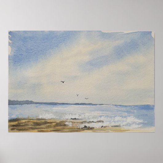 Beach Painting  Poster (Voorkant)