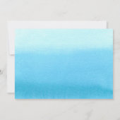 Beach Palm Moving Announement Kaart (Achterkant)