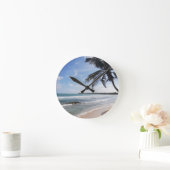 BEACH PALM RONDE KLOK (Huis)