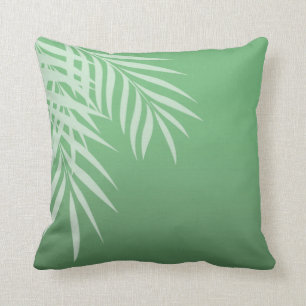 Beach Palm Tree Silhouette   jade Kussen