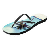 Beach Palm Tree Teenslippers (Schuin)