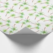 Beach Palm Trees Cadeaupapier (Hoek)