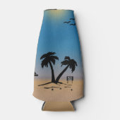 Beach Palm Trees Flesjeskoeler (Voorkant)