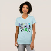 BEACH PARTIJ T-SHIRT (Voorkant volledig)