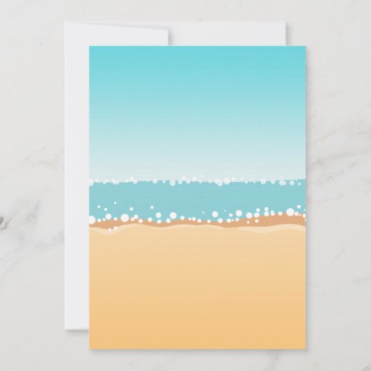 Beach Party Beach invitation (Dos)