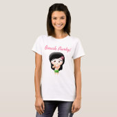 Beach Party Hula Girl T-shirt (Voorkant volledig)