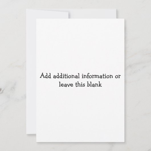 Beach Party Invitation multi-usage Faire-part (Dos)