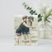 Beach Party Kaart (Staand voorkant)