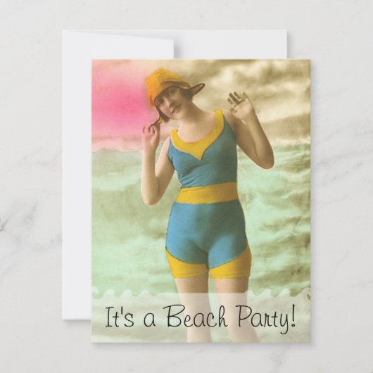 Beach Party Kaart (Voorkant)