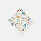 Beach party napkins servet (Hoek)