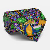 Beach Party Parrot Stropdas (Opgerold)