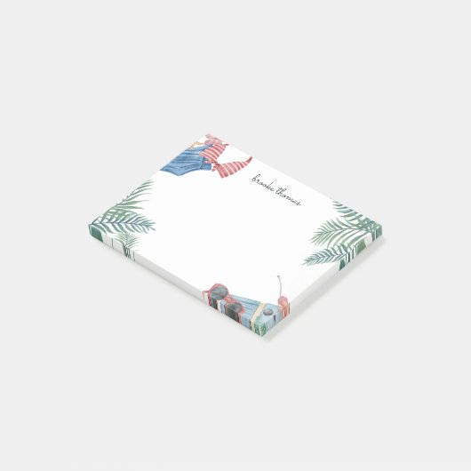 Beach Party Personalized Post-it® Notes (Schuin)