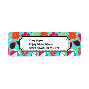 Beach Party Teenslippers Zonnebrillen Beach Ball B Etiket