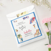 Beach Party Tropical Summer Bedankzakje (Gezegeld)