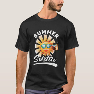 Beach Party Vibes Dag van de Zomer Solstice Midzom T-shirt