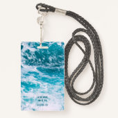 Beach Party VIP All Access Zomerfeest Badge (Achterkant met draagriem)