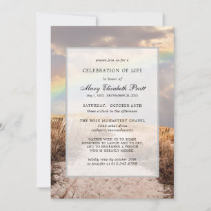Beach Path en Rainbow Celebration of Life Kaart