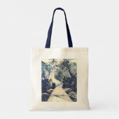 Beach Path Japanse stijlkunst Tote Bag (Achterkant)