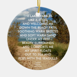 BEACH PATH ORNAMENT OF PENDANT