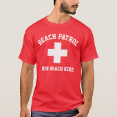 Beach Patrol Personaliseert T-Shirt (Voorkant)
