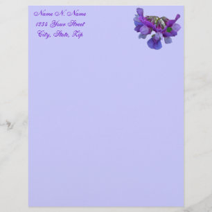 Beach Pea (Lathyrus maritimus) Letterhead Custom Briefhoofd
