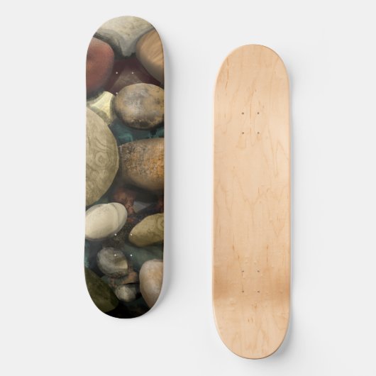Beach Pebble Pattern Skateboard (Voorkant)