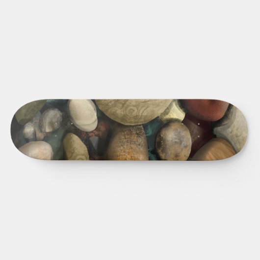 Beach Pebble Pattern Skateboard (Horizontaal)