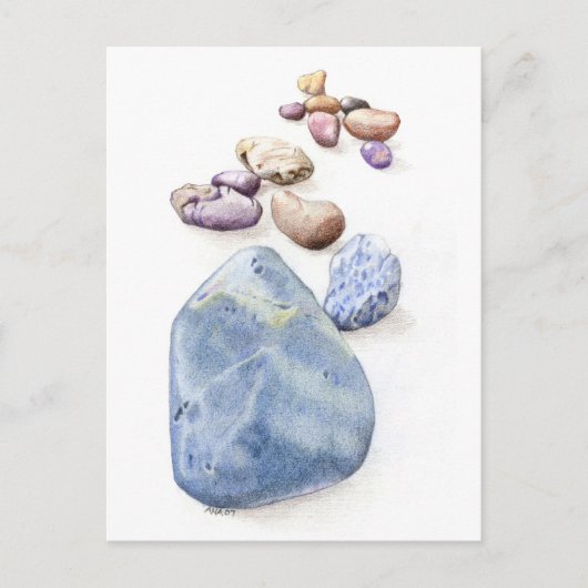Beach Pebbles Briefkaart (Voorkant)