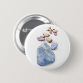 Beach Pebbles Button (Voorkant /achterkant)