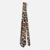 Beach Pebbles Pattern-Stropdas Stropdas (Voorkant)