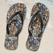 Beach Pebbles Pattern-Teenslippers Teenslippers