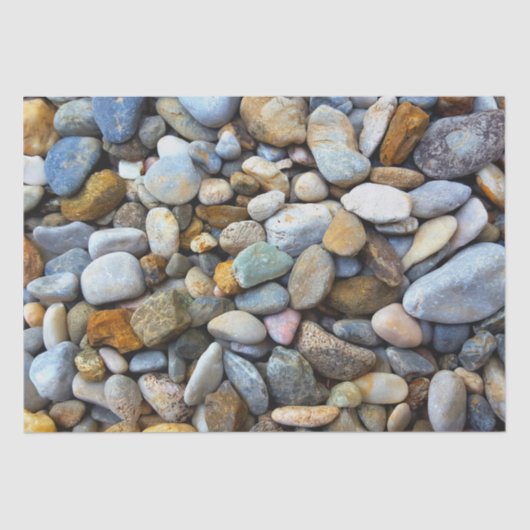 Beach Pebbles Tissuepapier (Voorkant)