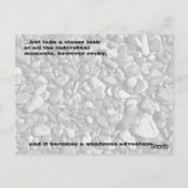 Beach Pebbles: Vriendschap - Briefkaart (Achterkant)