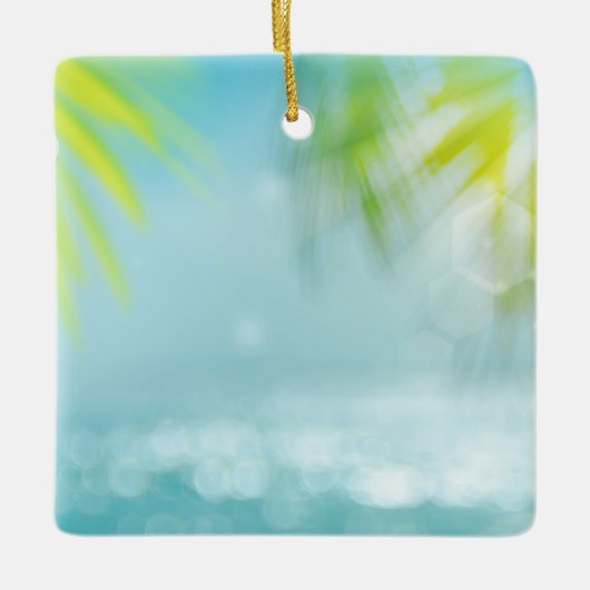 BEACH-PERFECTIE KERAMISCH ORNAMENT (Voorkant)