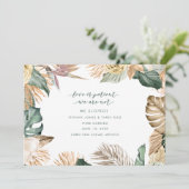 Beach Photo Elopement Mariage Faire-part (Debout devant)