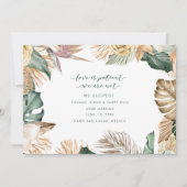 Beach Photo Elopement Wedding Aankondiging (Voorkant)