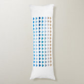 Beach Pillow, Ocean Blues Lichaamskussen (Voorkant Verticaal)