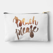 BEACH PLEASE, Fun Typography & Quote Etui (Achterkant)
