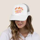 Beach Please Funny Quote Trucker Hat Trucker Pet (In situ)