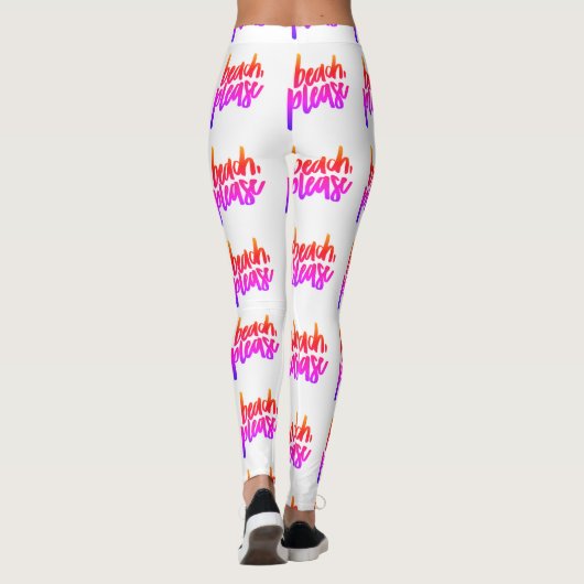 Beach Please Leggings (Achterkant)